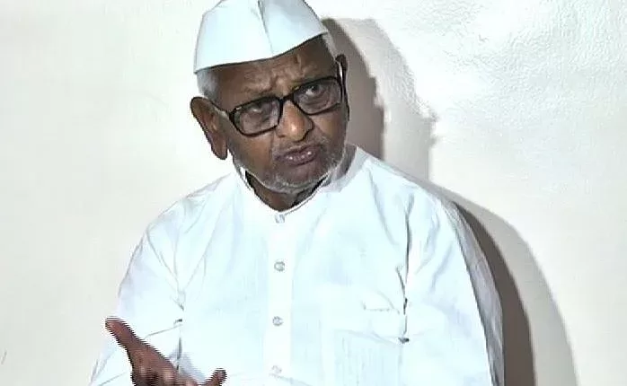 senior social activist Anna Hazare