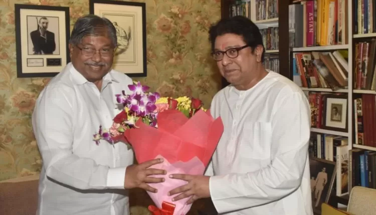 MNS chief raj thackeray and bjp maharashtra president chandrakant patil meet