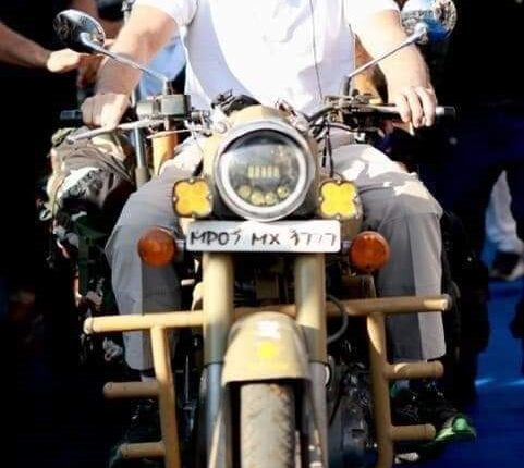 Rahul Gandhi rode a bike in Bharat Jodo Yatra