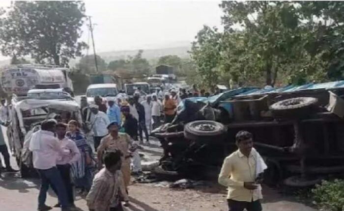 4 killed in accident at Sitakhandi mode on Nanded-Bhokar road