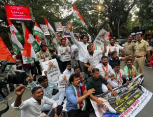 Youth Congress protest in Pune