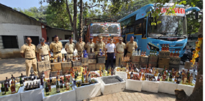 Liquor worth 1 crore 20 lakhs seized by the State Excise Department