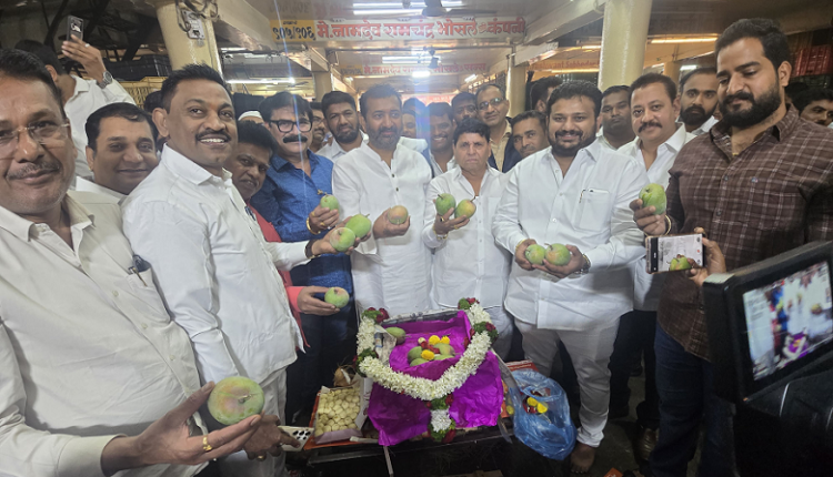 Hapus mangoes arrive in Gultekdi market yard