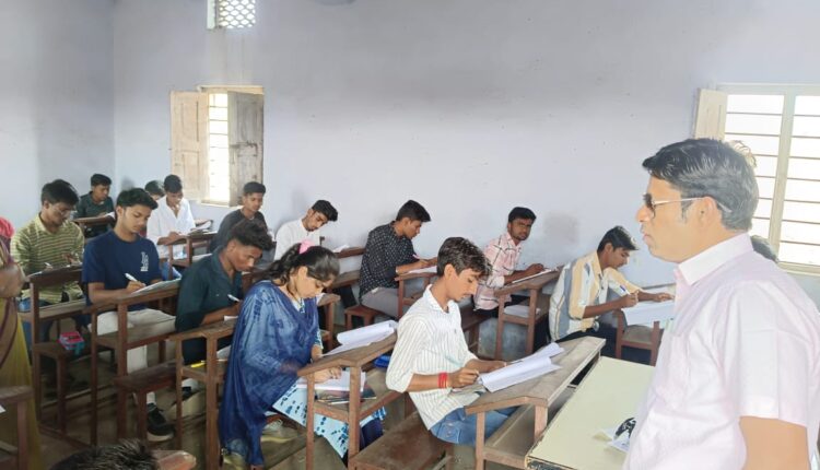 District Collector conducts raid on 12th exam center in Nanded district